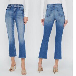 NWT New $285 L'AGENCE Mira Crop Bootcut Jeans In Hampton Size 30
